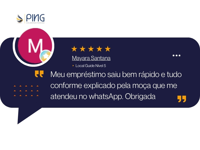 Depoimento de Mayara Santana no Google